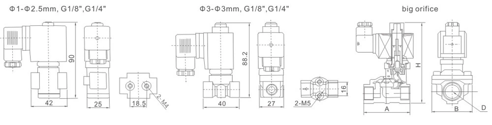 Slp Series 2/2 Way Normal Open Solenoid Valve