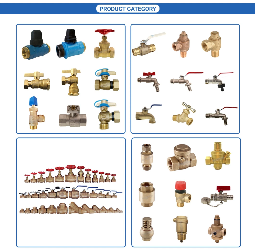 Brass Thermostatic Mixing Valve Three Way Thermostatic Valve USA